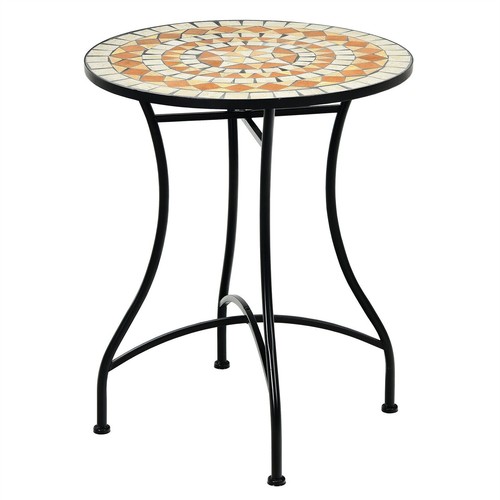 Mosaic round table retro - table,
