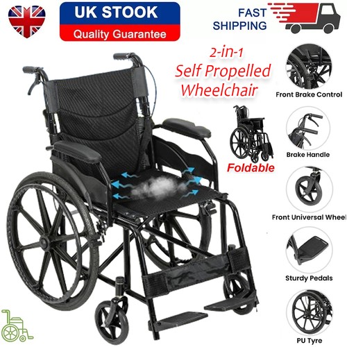 Self propelled fold wheelchair - self,