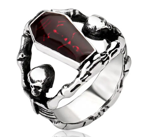 Red skeleton stainless steel