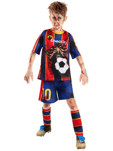 Boys zombie footballer costume - boys,