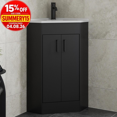Avox black double door - avox, corner