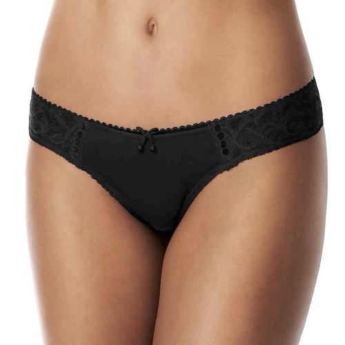 Lepel bouquet black - black, satin