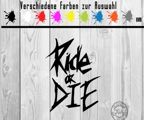 Sticker ride die car - ride,