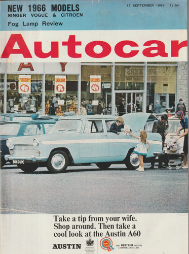 Autocar magazine sept 1965 - autocar,