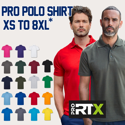 Rtx pro plain polo shirts - rtx,