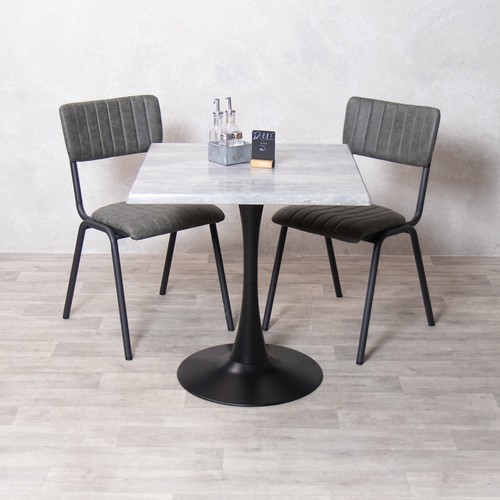 Restaurant table set grey - set,
