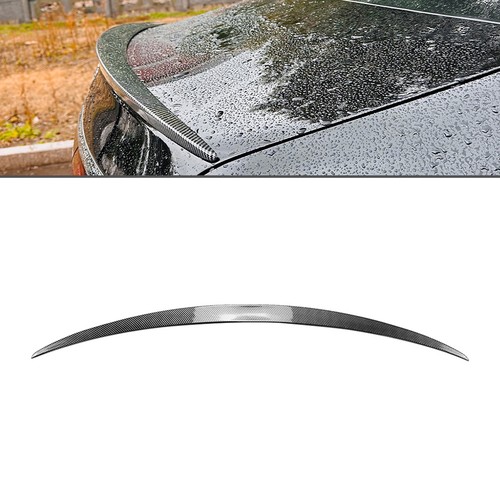 Carbon fiber rear boot spoiler - fiber,