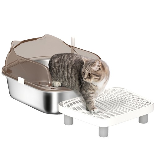 Pawhut litter box refurbished - pawhut,