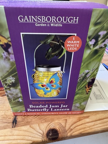 Solar butterfly beaded jam - butterfly,