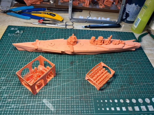 Printed 700 royal navy - 3d,