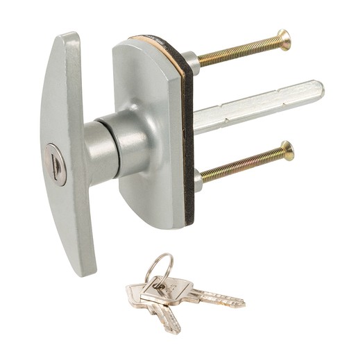 Locking garage door handle w - garage,