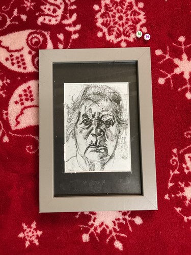 Print art framed rare - ,, rarely