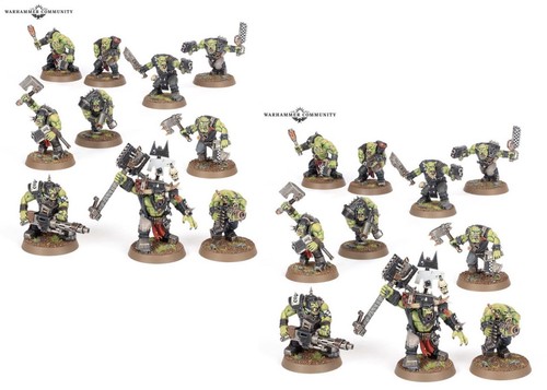 Ork boyz new - on, sprue