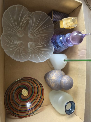 Vintage murano glass pieces - x2,