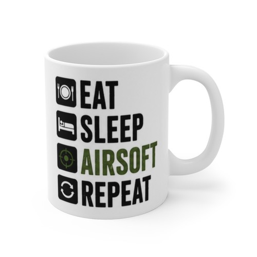 Personalised airsoft mug eat - personalised,