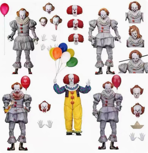 7in creepy clown - creepy,