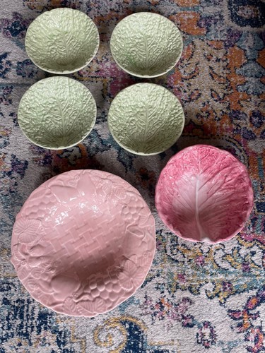 Cabbage ware fruit embossed - cabbage, fruit,