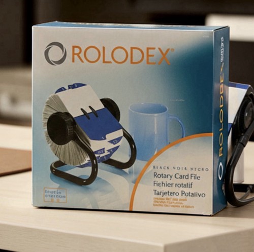 Rolodex 66704 rotary card file - card,