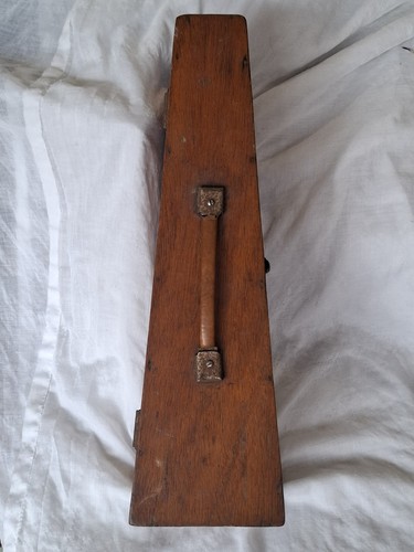 Antique wooden violin coffin - antique,