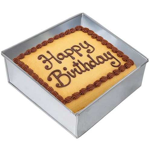 Single square deep cake - square,