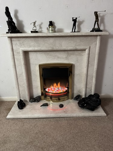 Marble fire surround
