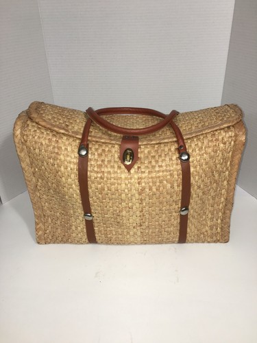 Woven straw mexican boho - woven,