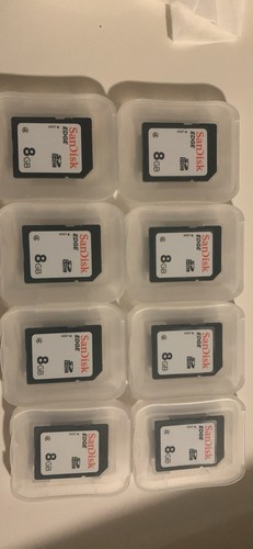 8gb sandisk sdhc memory - sdhc,
