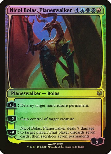 Foil nicol bolas planeswalker - bolas,,