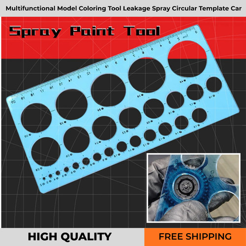 Model painting spray template - spray,