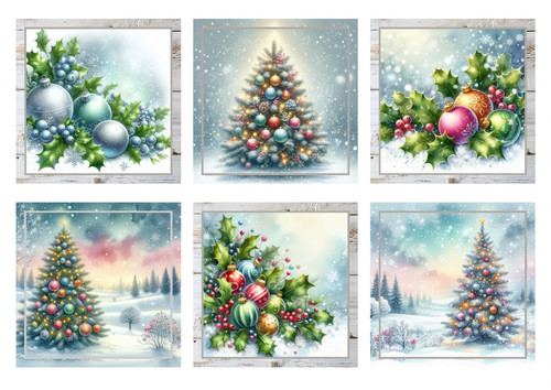Christmas card topper - christmas,