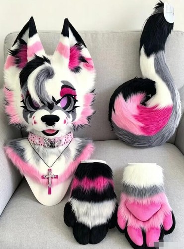 Fursuit long fur husky - fursuit,