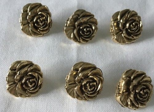 Vintage gold coloured rose - coloured,