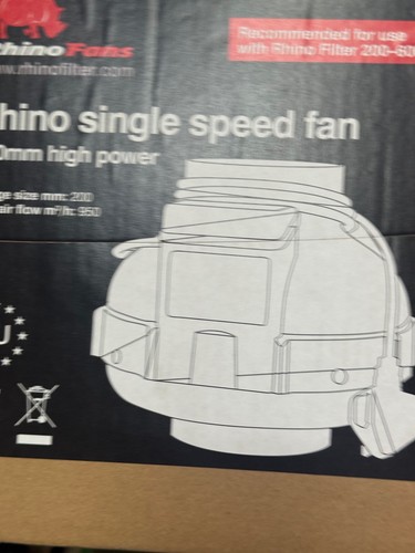 Rhino single speed - fan, 200mm