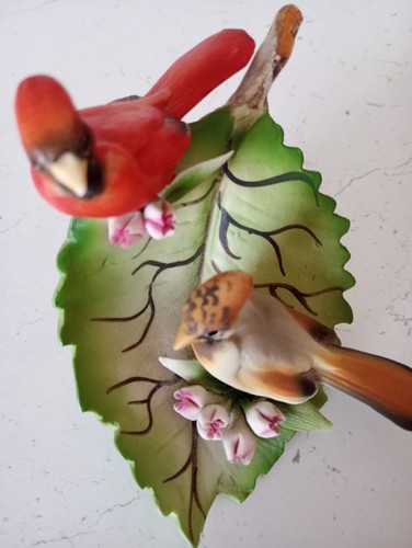 Capodimonte birds figurine - birds,