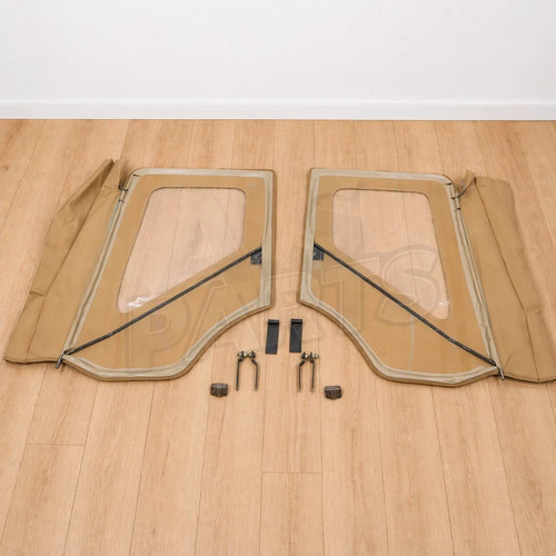 Folding door set - folding, frame