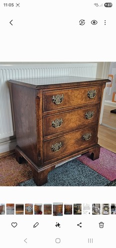 Burr walnut vintage - burr, chest