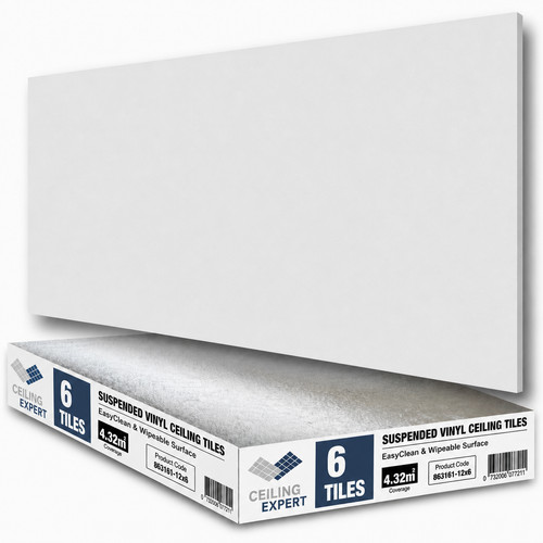 Suspended vinyl ceiling - suspended,