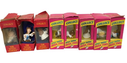 Tetley tea folk - tea, figurines