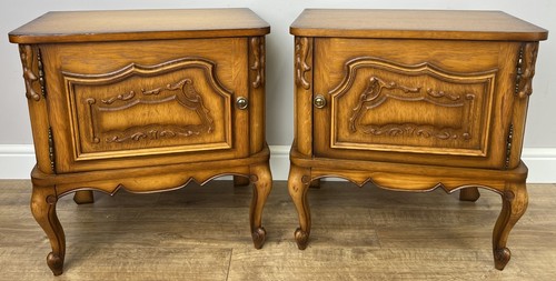 Pair bedside tables - bedside,