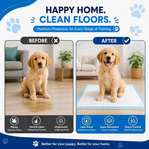 Puppy pads 100pack 60x60cm - puppy,