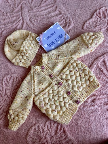 Baby cardigan and hat - baby,