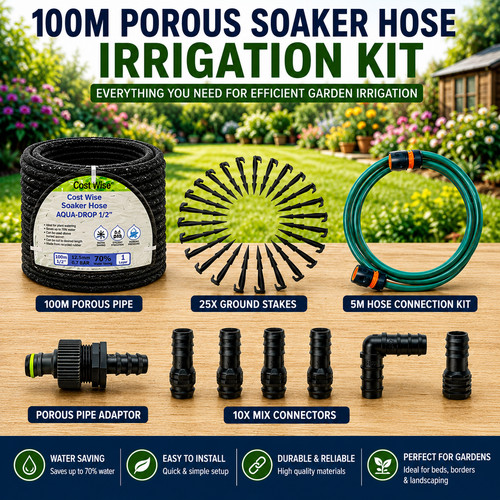 Porous soaker hose - porous, irrigation