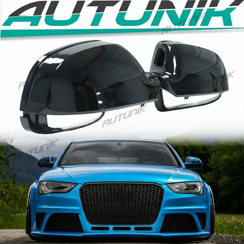Gloss black mirror caps - caps, for