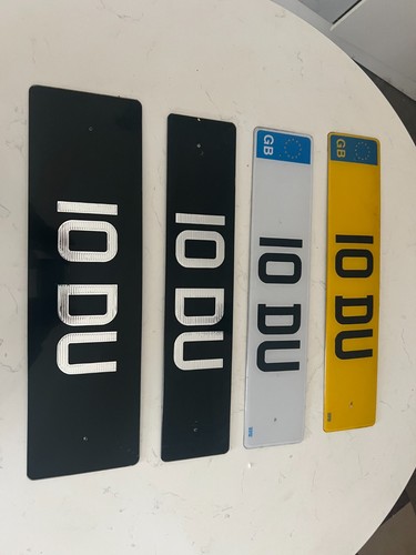 Private registration number - registration, 10