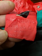 Vintage 1980s MARY QUANT PVC Poncho Rain Cape - One Size