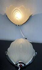 Rare Art Deco FALKS  Wall Lights Sconces X2
