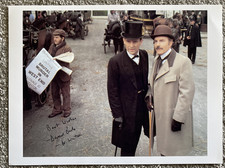 David Burke Signed Photo -  Adventures of Sherlock Holmes (Jeremy Brett)