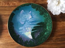 Royal Worcester fairies display plate The Pearl Fairy,  décor Plate with a fairy
