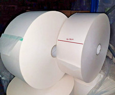 2 x Jumbo Tea Bag Roll Thin Paper not Centrefeed Blue Roll 