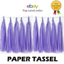 Tissue Tassels Paper Garland
